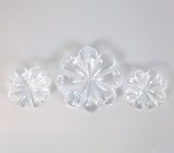 Набор бесцветного резного кварца 33,23 карата