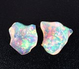 Пара кристаллических эфиопских опалов 8,95 карата