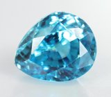 Крупный! Голубой циркон 10,69 карата