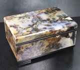 Шкатулка из дендритического агата и долерита
