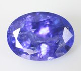 Крупный насыщенный танзанит 5,79 карата