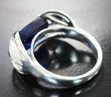 Кольцо с крупным кианитом 7,04 карата Серебро 925