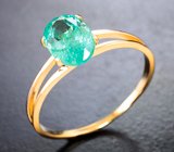Кольцо с уральским изумрудом 1,47 карата