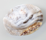 Пейзажная друза агата с кварцем 51,93 карата