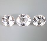 Набор из 3 морганитов 6,85 карата