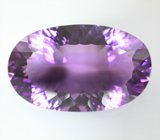 Чистейший крупный аметист лазерной огранки 38,19 карата