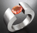 Кольцо с ограненным мексиканским «огненным» опалом 2,55 карат а