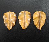 Набор резного тигрового глаза 16,43 карата