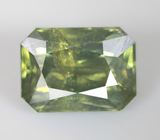 Желтовато-зеленый циркон 4,9 карата