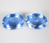 Крупная пара флюоритов со сменой цвета 16,49 карата