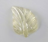 Чистейший резной лимонный цитрин 6,96 карата