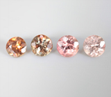 Набор из 4 андалузитов 1,7 карата