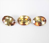 Набор из 3 андалузитов 2,23 карата