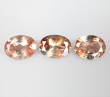 Набор из 3 андалузитов 3,45 карата