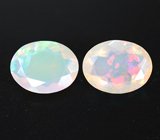 Пара ограненных эфиопских опалов 2,06 карата