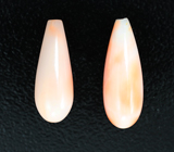 Пара solid кораллов 5,39 карата