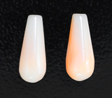 Пара solid кораллов 2,18 карата