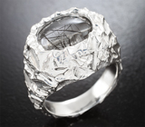 Кольцо с рутиловым кварцем 7,28 карата