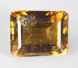 Редкий цвет! Крупный желтый турмалин 7,61 карата