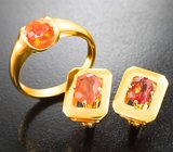 Комплект с ограненными мексиканскими опалами 1,85 карата