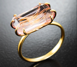 Кольцо с полихромным турмалином 6,74 карата