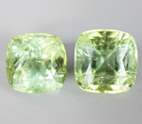 Редкая пара полихромных «неоновых» турмалинов 5,66 карата