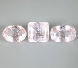 Набор из 3 морганитов 7,57 карата