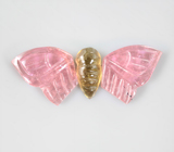 Набор из 3 резных турмалинов 4,3 карата