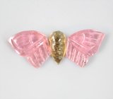 Набор из 3 резных турмалинов 4,3 карата