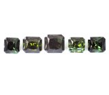 Набор из 5 турмалинов 6,09 карата