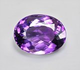 Чистейший крупный уругвайский аметист 22,32 карата