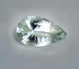 Крупный! Чистейший зеленый аметист лазерной огранки 49,51 карата