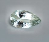 Крупный! Чистейший зеленый аметист лазерной огранки 49,51 карата