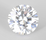 Бесцветный муассанит топовой огранки 0,72 карата