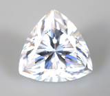 Бесцветный муассанит топовой огранки 1,37 карата