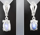 Серьги с лунным камнем 5,85 карата