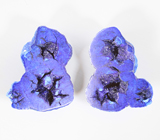 Крупная пара азурита 34,92 карата