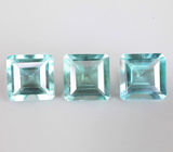 Набор из 3 «неоновых» флюоритов 7,71 карата