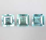 Набор из 3 «неоновых» флюоритов 7,71 карата