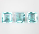 Набор из 3 «неоновых» флюоритов 9,08 карата