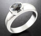 Кольцо с чистейшей кобальтово-синей шпинелью 1,47 карата