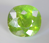 Крупный! Желтовато-зеленый сфен 14,12 карата