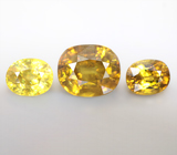 Набор из 3 сфенов 5,9 карата