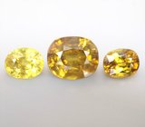 Набор из 3 сфенов 5,9 карата