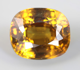 Крупный зеленовато-желтый сфен 7,13 карата