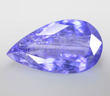 Крупный насыщенный танзанит 7,44 карата