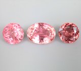 Набор из 3 турмалинов 9,1 карата