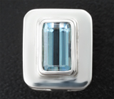 Кулон с синим турмалином 1,28 карата