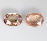 Пара гранатов со сменой цвета 1,18 карата