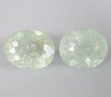 Редкая пара медьсодержащих турмалинов 3,46 карата